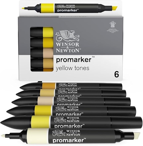 [290157] WINSOR & NEWTON PROMARKER 6 YELLOW TONES