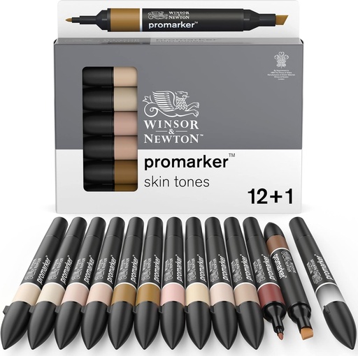 [290172] WINSOR & NEWTON PROMARKER SKINTONES 12+1PC SET