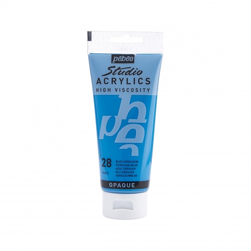 [837028] PEBEO STUDIO ACRYLIC HV 100ML CERULIUM BLUE