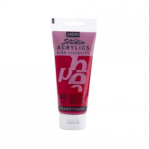 [837050] PEBEO STUDIO ACRYLIC HV 100ML PRIMARY MAGENTA