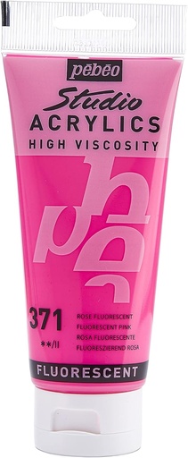 [837371] PEBEO ACRYLIC STUDIO HIGH VELOCITY 100ML FLUORESCENT PINK
