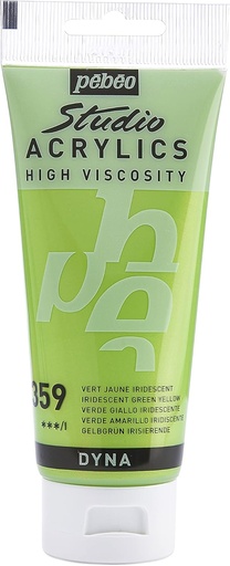 PEBEO ACRYLIC STUDIO HIGH VELOCITY 100ML IRIDESCENT GREEN YELLOW