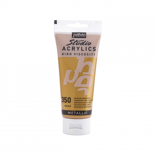 [837350] PEBEO ACRYLIC STUDIO .HV 100ML PRECIOUS GOLD