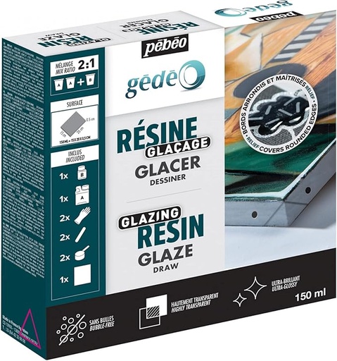 PEBEO GLAZING RESIN KIT 150ML
