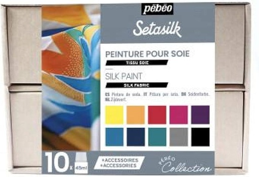 [758485] PEBEO SETASILK COLLECTION SET 10X45ML