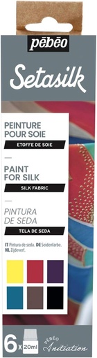 [756485] PEBEO SETASILK INITIA SET 6X20ML