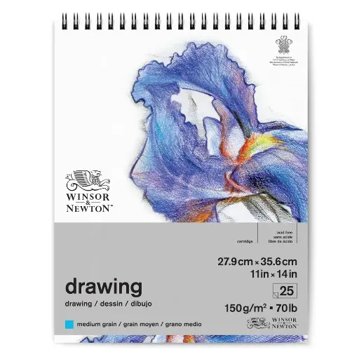 WINSOR & NEWTON DRAWING PADS MEDIUM 150GSM 25 SHEETS