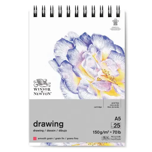 [6691002] WINSOR & NEWTON DRAWING PAD SMOOTH 150GSM 25 SHEETS A4