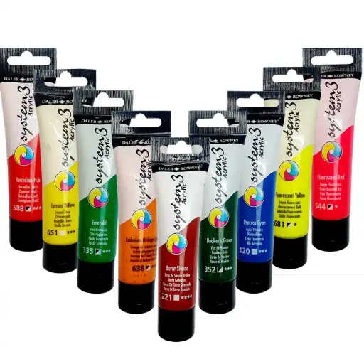 DALER ROWNEY SYSTEM3 ACRYLIC 59ML TUBES