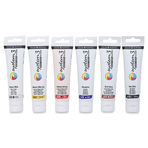 DALER ROWNEY SYSTEM3 ACRYLIC HEAVY BODY 59ML TUBES