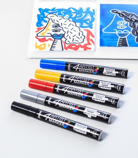 PEBEO 4ARTIST MARKERS 4MM ROUND