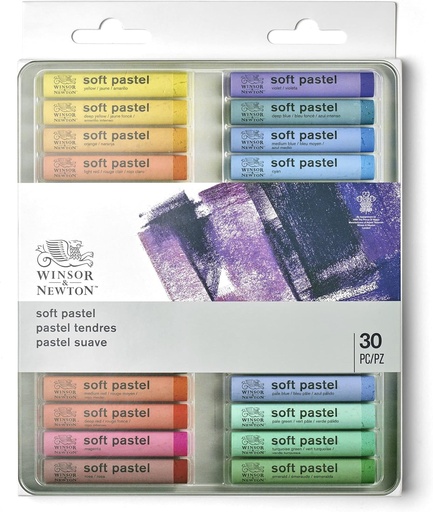 WINSOR & NEWTON PROFESSIONAL SOFT PASTELS X 30 BOX 