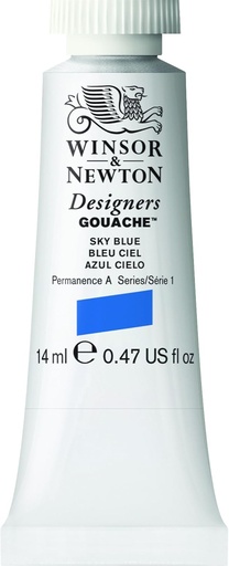 WINSOR & NEWTON DESIGNERS GOUACHE 14ML TUBE SKY BLUE 