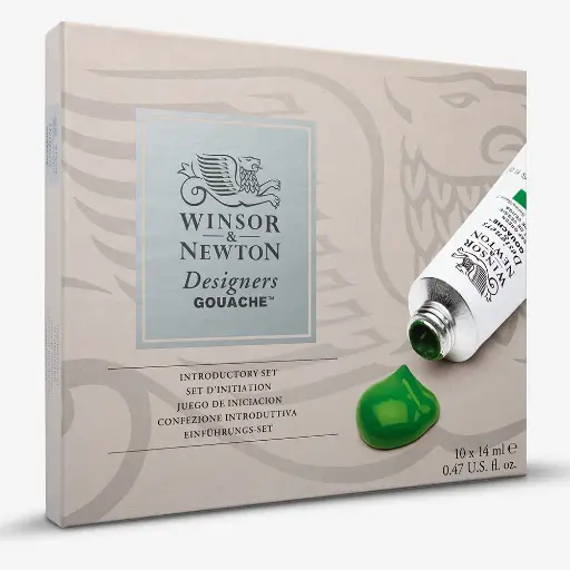 WINSOR & NEWTON DESIGNERS GOUACHE INTRODUCTORY SET 10X14ML