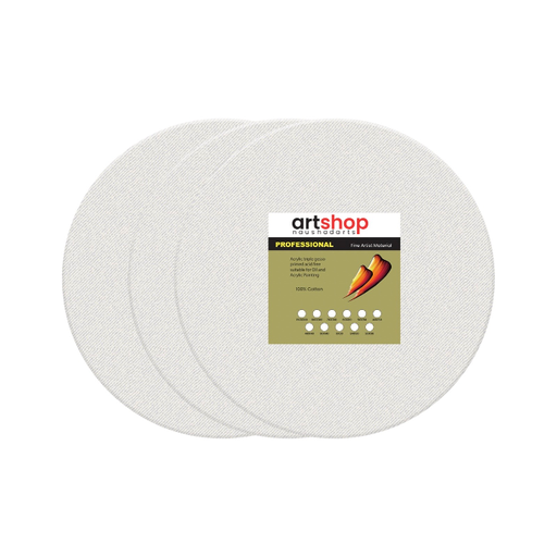 [CR-25] 25cm 280g Circular Canvas (Standard)