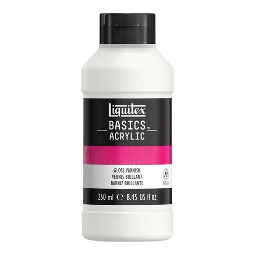 [8870304] LIQUITEX BASICS ACRYLIC ADDITIVE 250ML BTL GLOSS VARNISH ROW