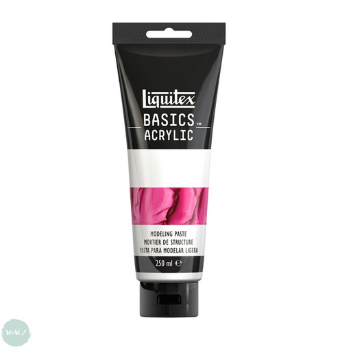 [8870306] LIQUITEX BASICS ACRYLIC ADDITIVE 250ML TUBE MODELING PASTE ROW