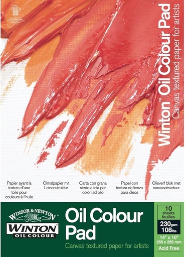 [6530570] WINSOR & NEWTON WINTON OIL PAD 12 X 9 INCH