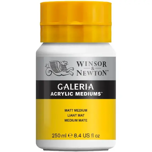 [3040821] WINSOR & NEWTON GALERIA ACRYLIC ADDITIVE 250ML BTL MATT MEDIUM
