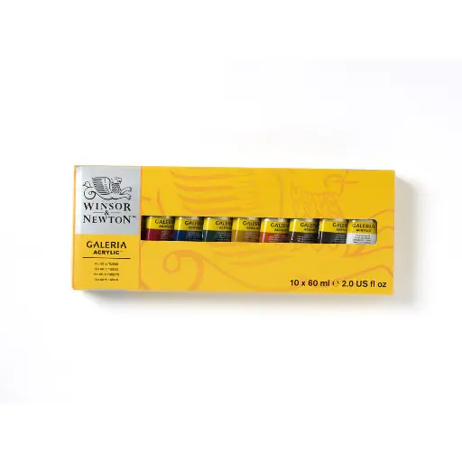 [2190517] WINSOR & NEWTON GALERIA ACRYLIC COLOUR 10 TUBE SET