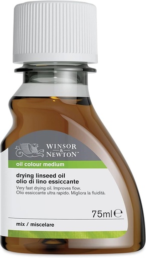 [3021742] WINSOR & NEWTON OIL ADDITIVE 75ML BOTTLE LINSEED DRYING OIL V1