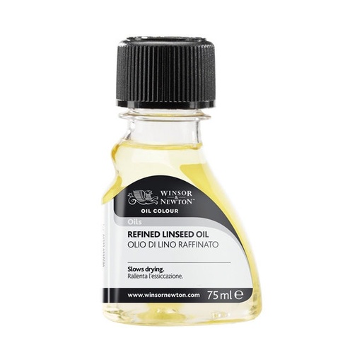 [3021748] WINSOR & NEWTON OIL ADDITIVE 75ML BTL LINSEED OIL REFINED V1