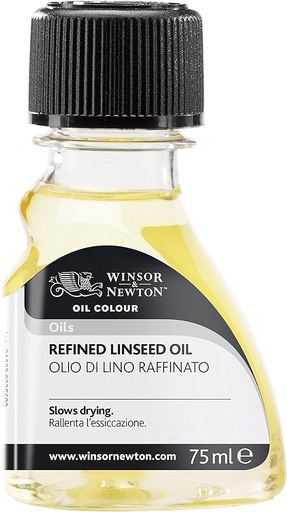 [3021748] WINSOR & NEWTON OIL ADDITIVE 75ML BTL LINSEED OIL REFINED V1