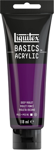 LIQUITEX BASICS ACRYLIC COLOUR 118ML DEEP VIOLET