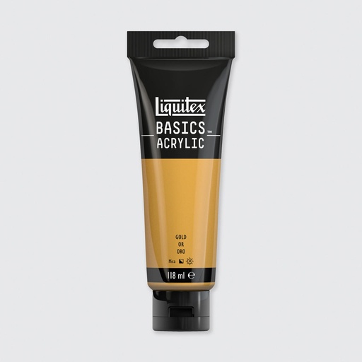 LIQUITEX BASICS ACRYLIC COLOUR 118ML GOLD