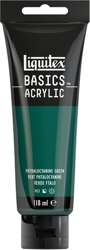 LIQUITEX BASICS ACRYLIC COLOUR 118ML PHTHALOCYANINE GREEN