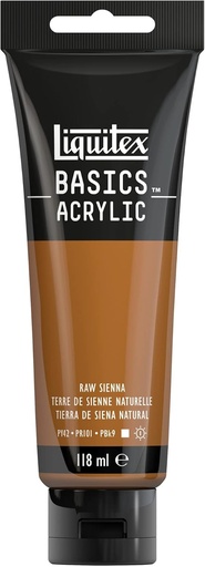 LIQUITEX BASICS ACRYLIC COLOUR 118ML RAW SIENNA