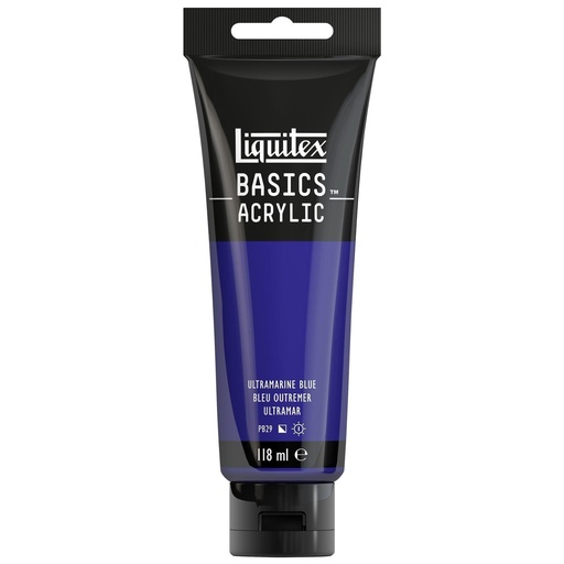 [8870030] LQX BASICS ACRYLIC COLOUR 118ML ULTRAMARINE BLUE ROW