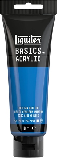 LIQUITEX BASICS ACRYLIC COLOUR 118ML CERULEAN BLUE HUE
