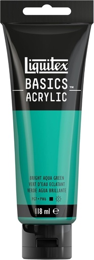 LIQUITEX BASICS ACRYLIC COLOUR 118ML AQUA GREEN BRIGHT