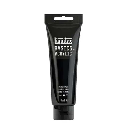 LIQUITEX BASICS ACRYLIC COLOUR 118ML IVORY BLACK
