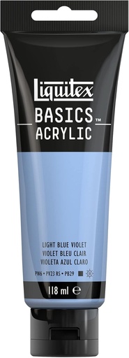 LIQUITEX BASICS ACRYLIC COLOUR 118ML LIGHT BLUE VIOLET