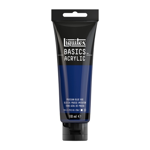 [8870066] LIQUITEX BASICS ACRYLIC COLOUR 118ML PRUSSIAN BLUE HUE ROW