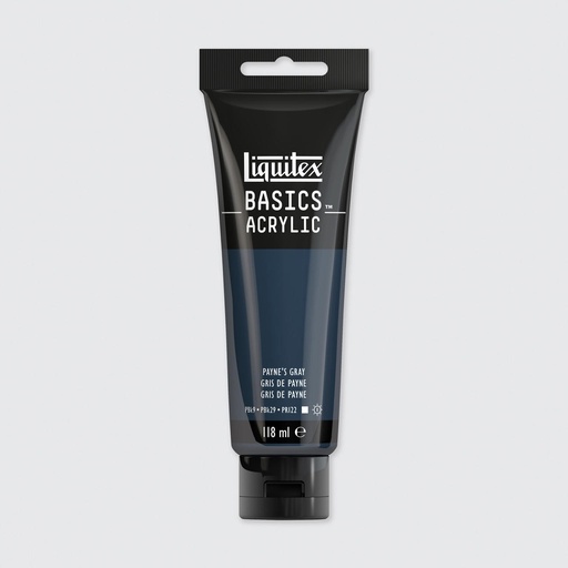 LIQUITEX BASICS ACRYLIC COLOUR 118ML PAYNE'S GREY