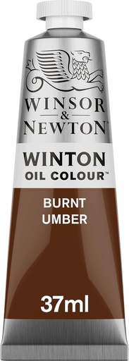 WINSOR & NEWTON WINTON OIL COLOUR 37ML TUBE BURNT UMBER