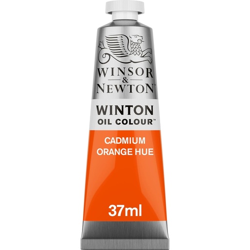 WINSOR &NEWTON WINTON OIL COLOUR 37ML TUBE CADMIUM ORANGE HUE