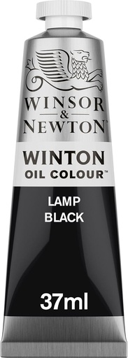 WINSOR & NEWTON WINTON OIL COLOUR 37ML TUBE LAMP BLACK