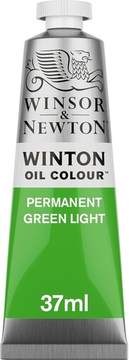 WINSOR & NEWTON WINTON OIL COLOUR 37ML TUBE PERMANENT GREEN LIGHT