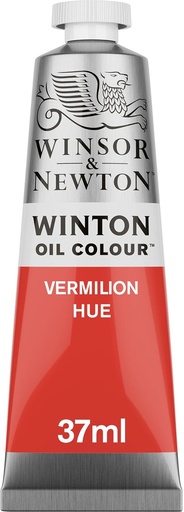 WINSOR & NEWTON WINTON OIL COLOUR 37ML TUBE VERMILION HUE