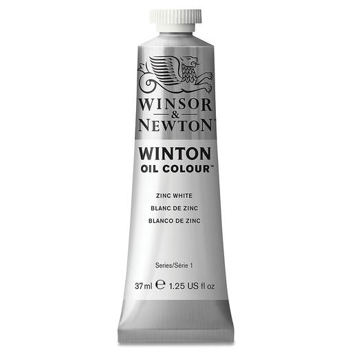 WINSOR & NEWTON WINTON OIL COLOUR 37ML TUBE ZINC WHITE
