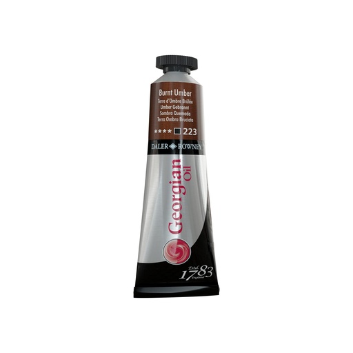 DALER ROWNEY GEORGIAN 38ML BURNT UMBER