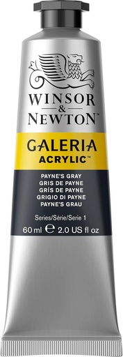 [2120465] WINSOR & NEWTON GALERIA ACRYLIC COLOUR 60ML TUBE PAYNE'S GRAY