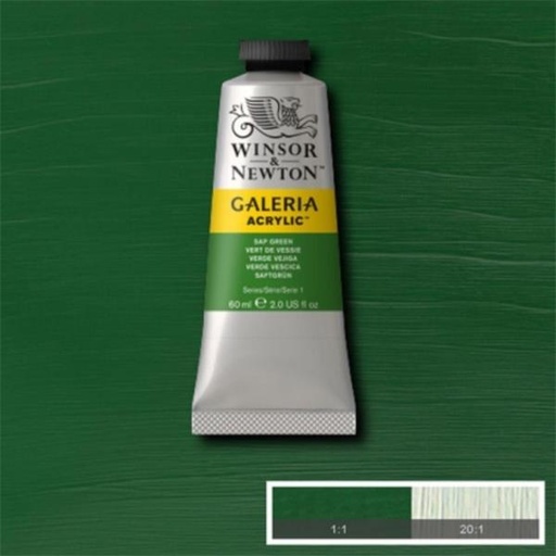 [2120599] WINSOR & NEWTON GALERIA ACRYLIC COLOUR 60ML TBE SAP GREEN