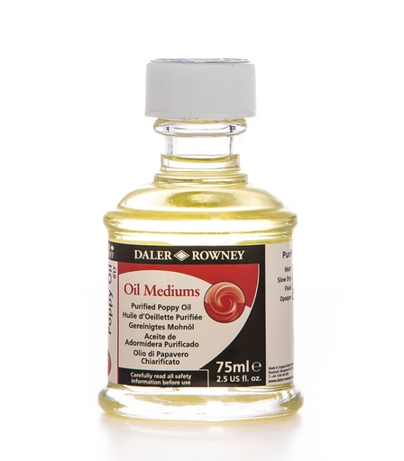 DALER ROWNEY PURIFIED POPPY OIL 75ML