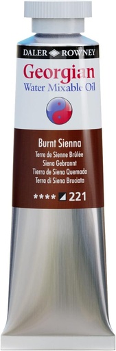 DALER ROWNEY WATER MIXABLE OIL COLOUR 37ML BURNT SIENNA