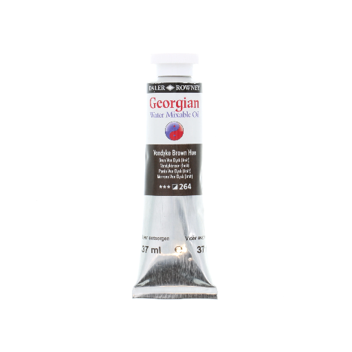 DALER ROWNEY WATER MIXABLE OIL COLOUR 37ML VANDYKE BROWN HUE